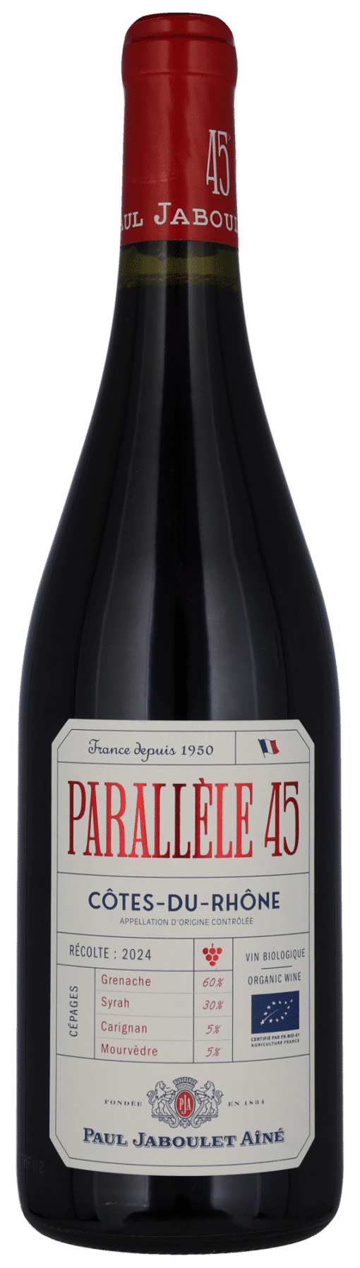 Paul Jaboulet Aîné - Côtes du Rhône - Paralléle 45 ØKO