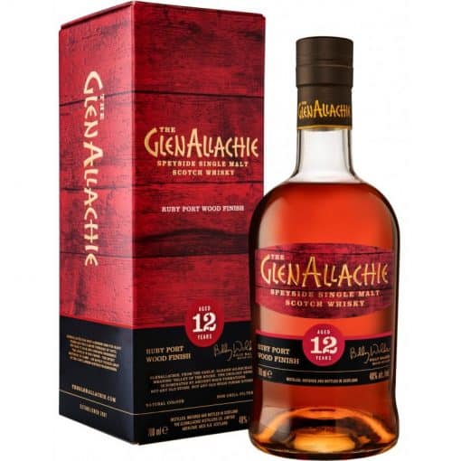 Glenallachie - 12 YO Ruby Port Wood Finish 48%