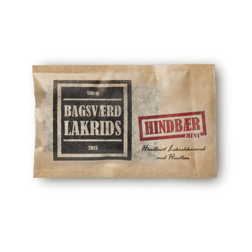 Bagsværd Lakrids - Hindbær mini 40g