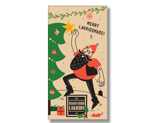 Bagsværd Lakrids - Julekalender med 25 låger