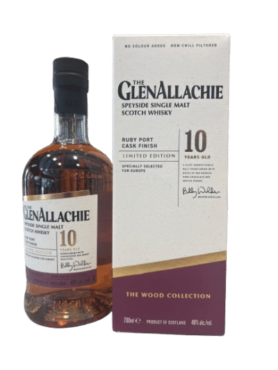 GlenAllachie - Wood Collection 10 YO Ruby Port Cask 48%